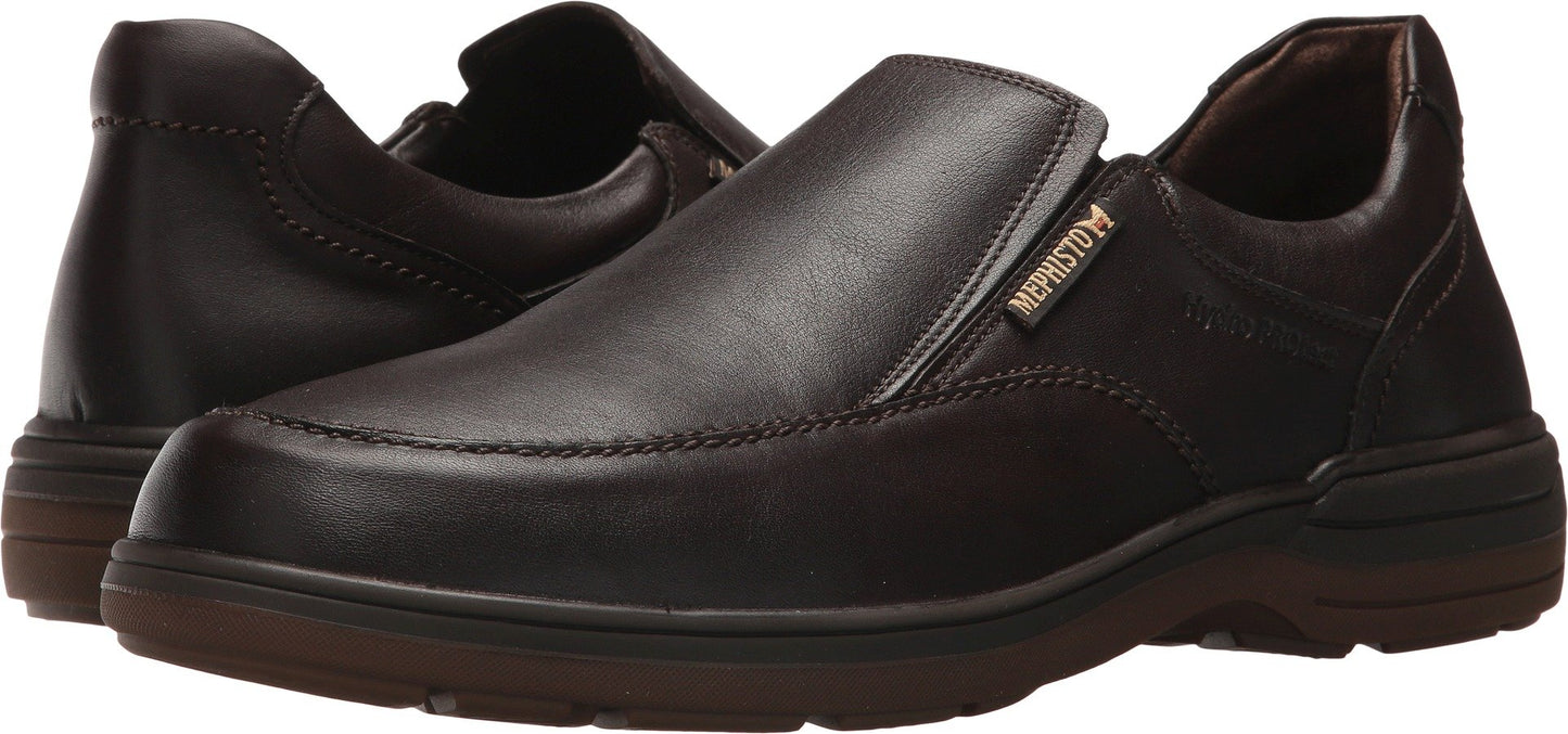 Mephisto Men's Davy Slip On Shoes Dark Brown Leather 13 M US