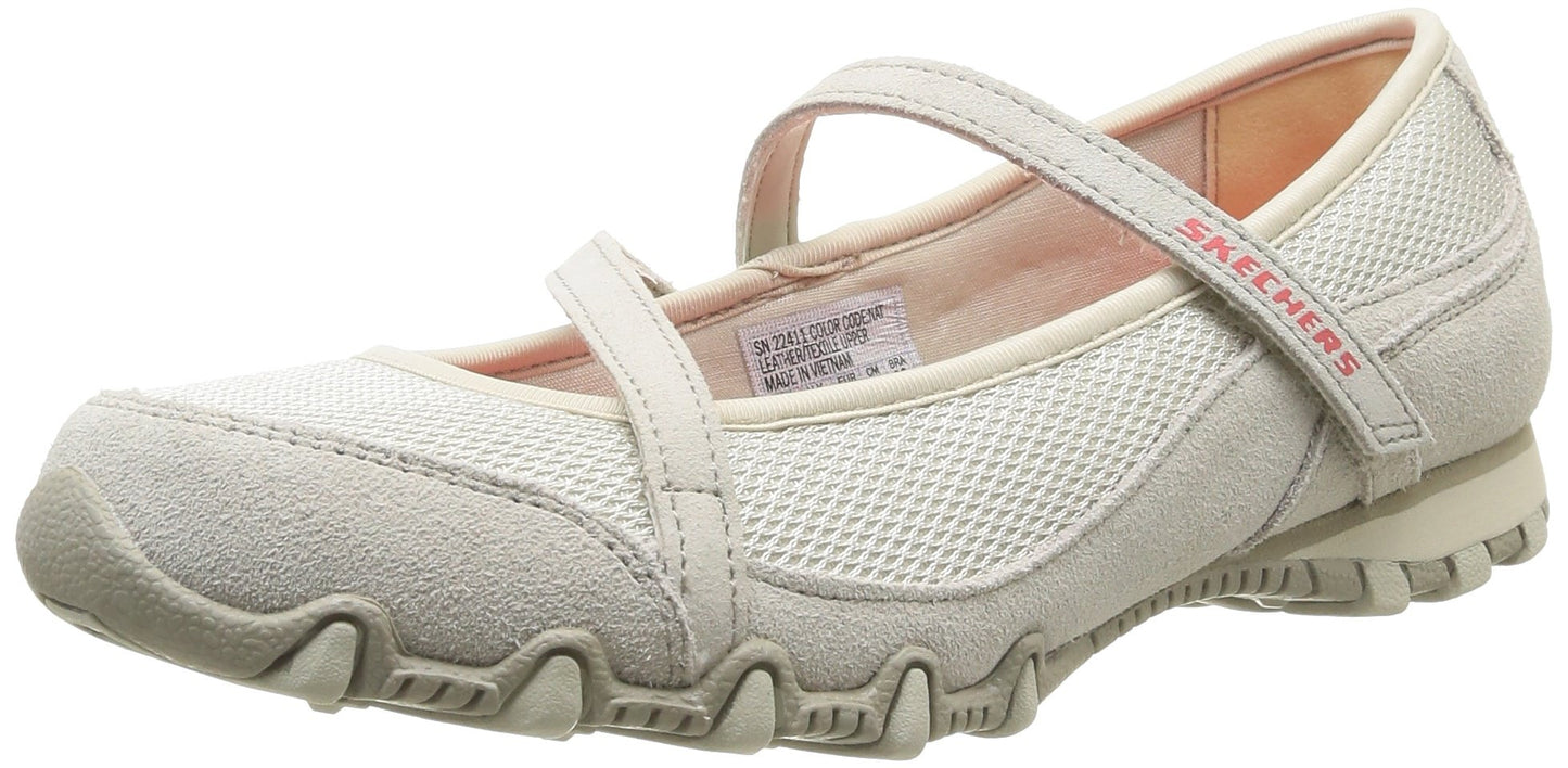 Skechers Bikers Angelic Womens Mary Jane Sneakers Natural 9