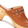 Frye Jessica Studded Clog Tan 8.5 B (M)