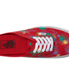 Vans Authentic Mule (Overspray) Racing Red/True White Men's 7, Women's 8.5 Medium