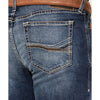 ARIAT Men's M8 Modern Kai Slim Leg Stretch Denim Jeans Blue 40W x 32L US