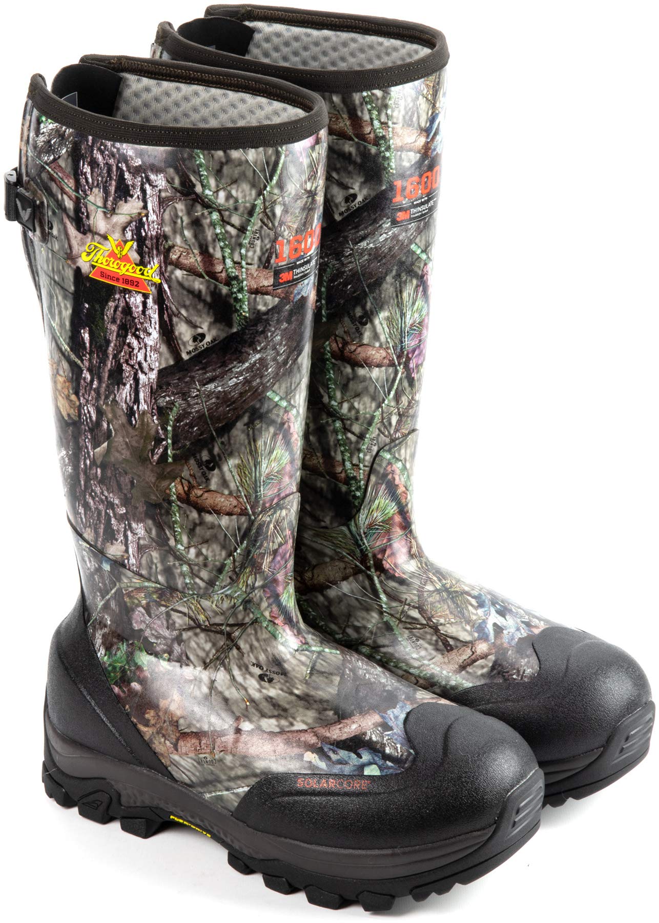 Thorogood Men's Infinity FD 17" Waterproof 1600g Rubber Work Boot Brown Size: 13
