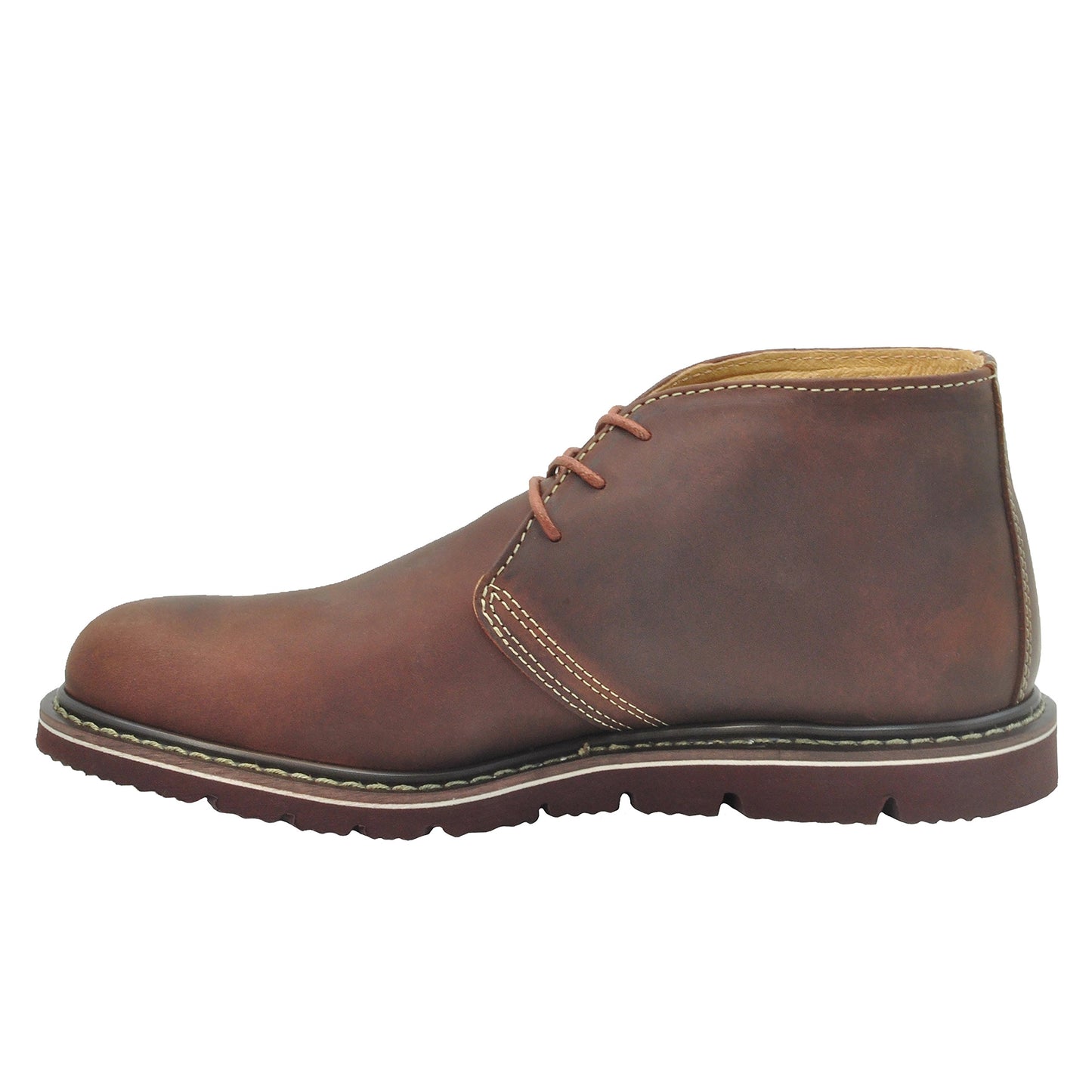Golden Fox Enzo Men's Chukka Boot Casual Workboots Wine 9.5