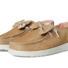 HEYDUDE Womens Wendy Sparkle Bow Rose Gold 7 Medium