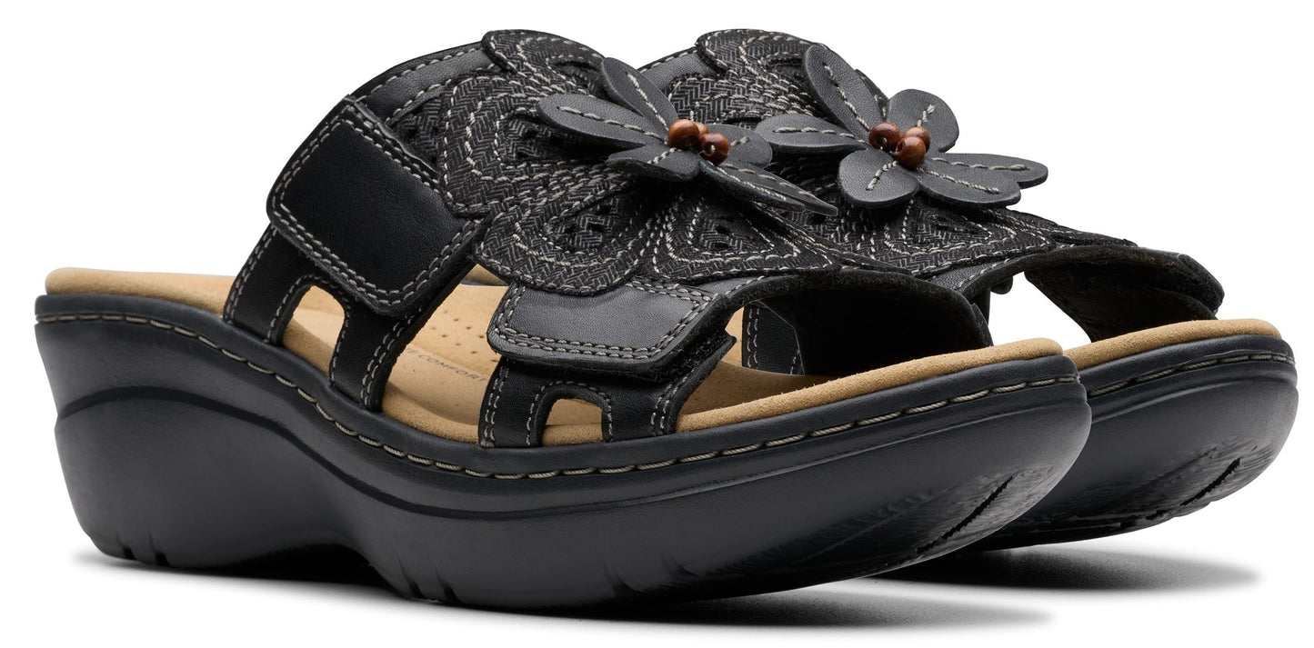 Clarks Women Merliah 2 Belle Black Combi Leather 5.5 Medium