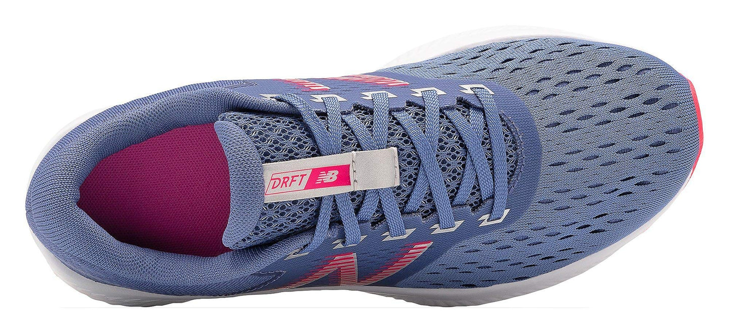 New Balance Women's DRFT V1 Magnetic Blue/White Running Shoe 9.5 W US