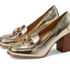 Michael Kors Rory Heeled Loafer Pale Gold 8 M