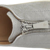 FRYE Women's Lena Zip Mule Shoe, Metallic Silver, 9.5 M US
