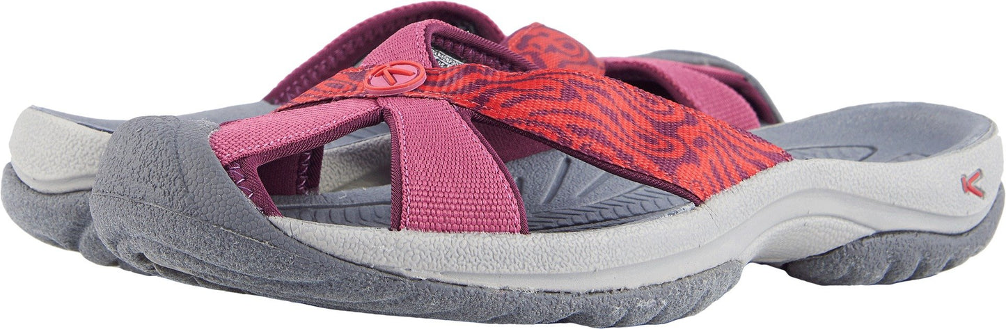 KEEN Women's Bali Slip On Closed Toe Flip-Flops, Red Violet/Boysberry, 11