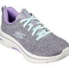 Skechers Performance Go Walk Arch Fit 20Vivid Sunset Womens Sneaker 75 BM US GreyLavender