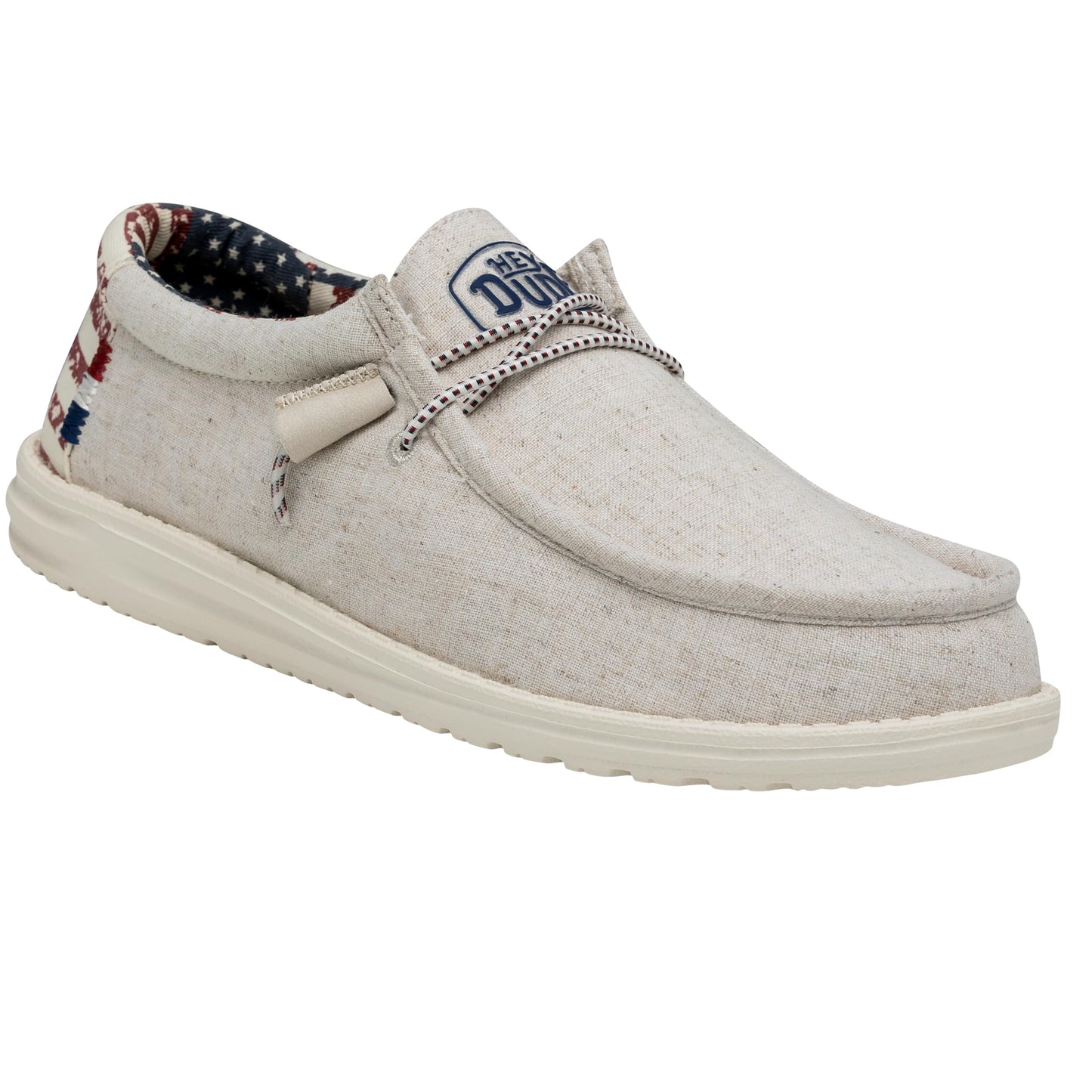 HEYDUDE Wally Patriotic - Off White Patriotic