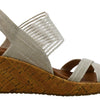Skechers womens Beverlee - High Tea Wedge Sandal , natural , 12 M US