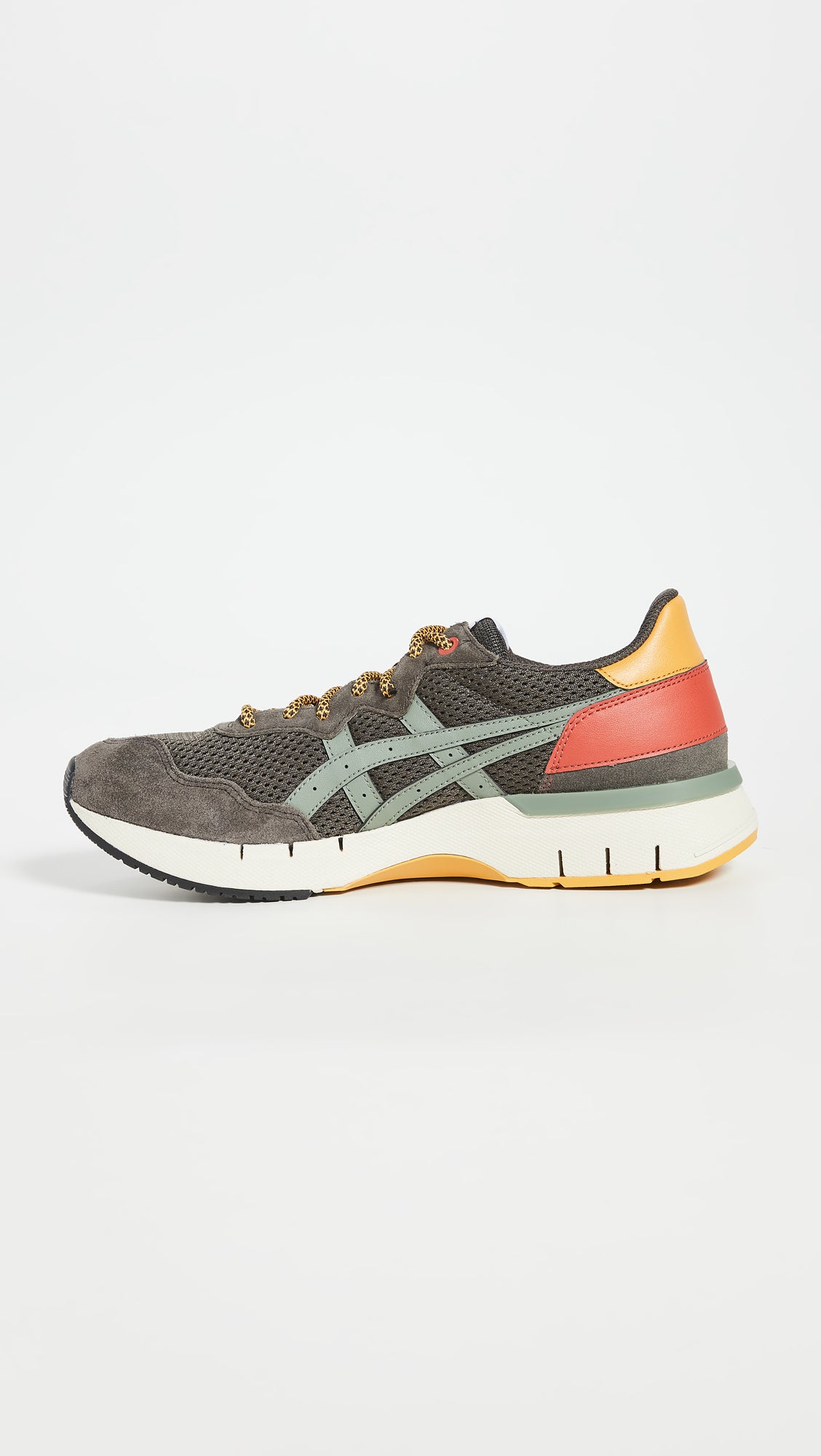 Onitsuka Tiger Unisex Rebilac Runner Shoes, Dark Sepia/Burnt Olive, 10.5