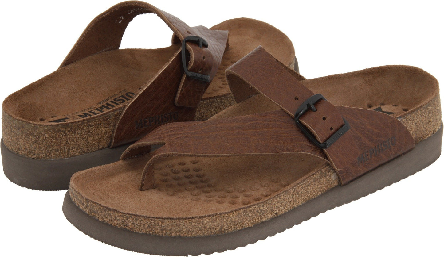 Mephisto Women's Helen Plus Flip Flop,Desert,8 M US