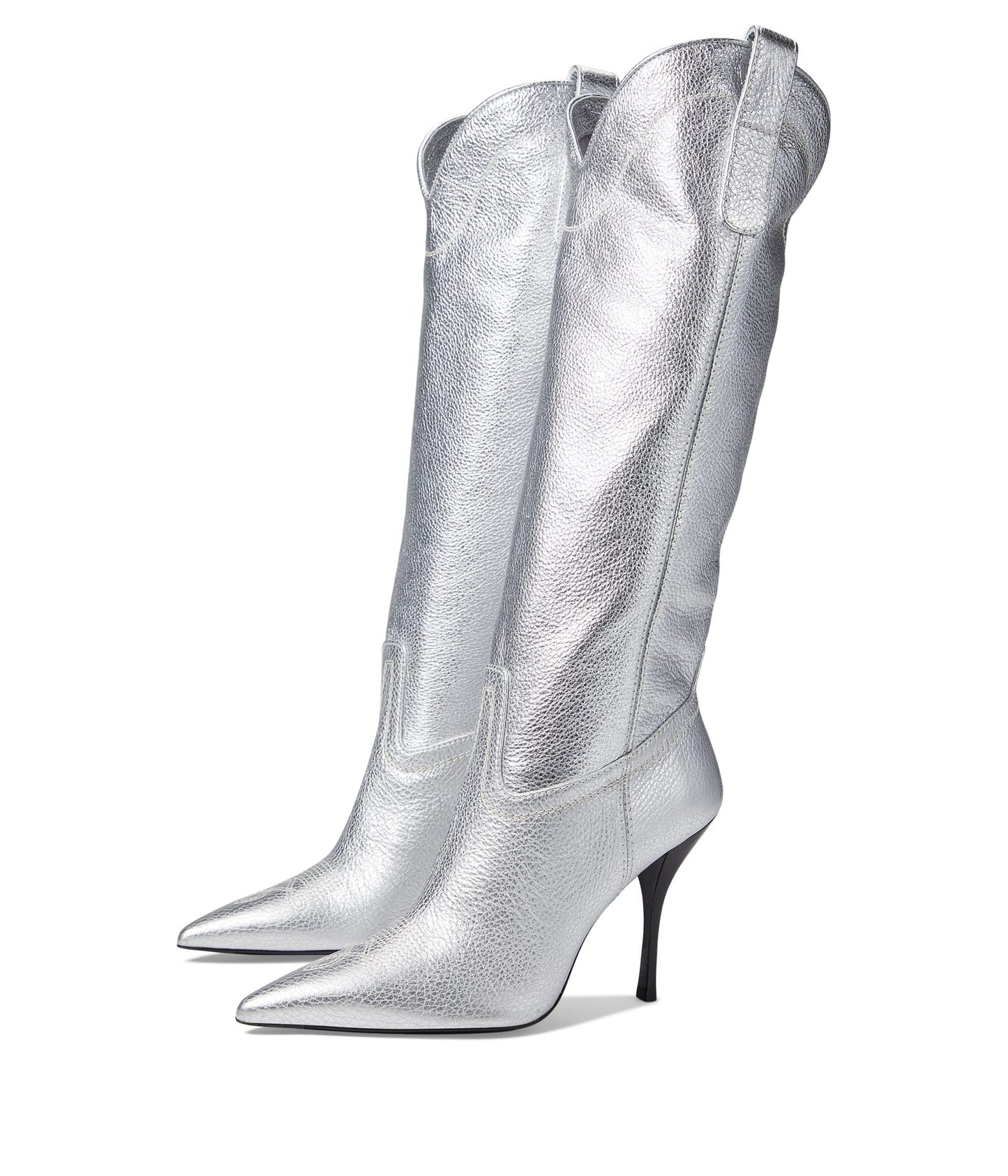 Stuart Weitzman Outwest 100 Boot Silver 11 B