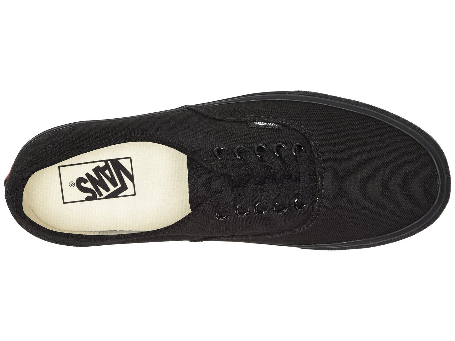 Vans Authentic, Black/Black, Size 12 Woman