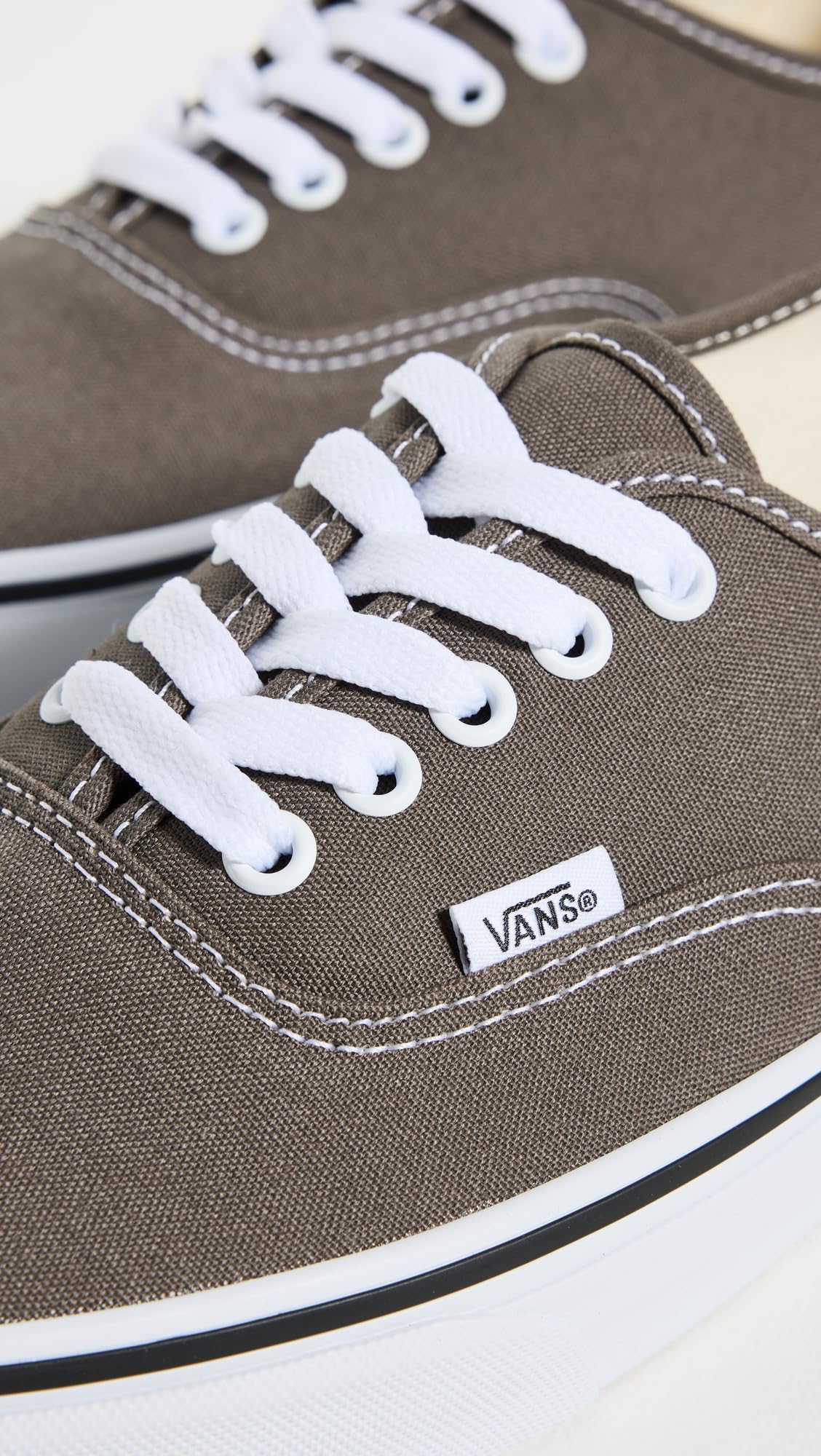 Vans Men's U Authentic Sneakers, Bungee Cord, Grey, 9.5 Medium US