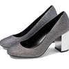 Michael Kors Porter Flex Pump Silver 7.5 M