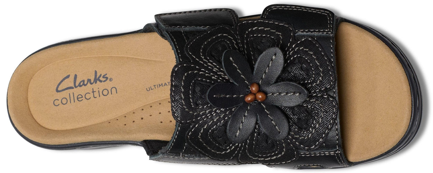 Clarks Women Merliah 2 Belle Black Combi Leather 5.5 Medium