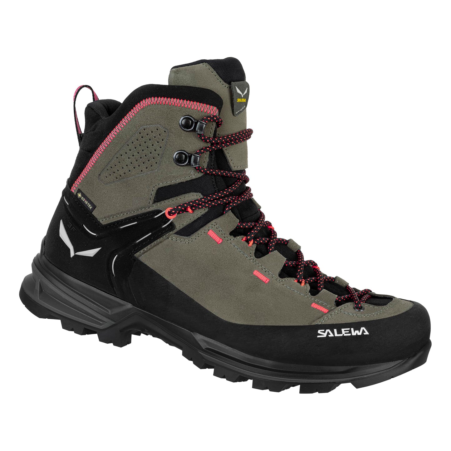 Salewa Women's Mountain Trainer 2 Mid Gore-Tex Waterproof GTX Hiking Boot - Bungee Cord/Black - 9.5