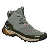 Salewa Men's Puez Knit Mid Powertex Waterproof Trail Boot for Hiking & Trekking - Shadow/Dark Olive - 7.5