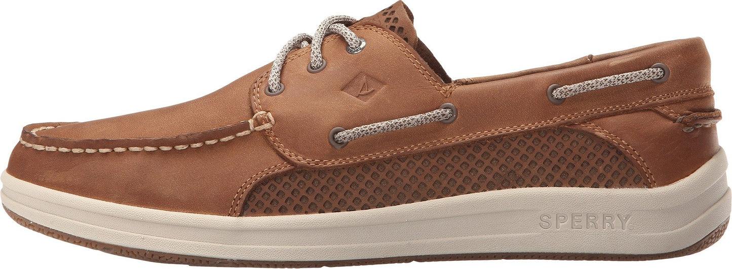 Sperry Top-Sider Men's Gamefish 3-Eye Boat Shoe, Dark Tan, 8 M US