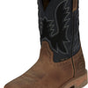 Justin Work Bolt 11" Composite Toe Men's Industrial-and-Construction-Boots, EH Rated, Oil & Slip Resistant, ASTM F2413, Cement Construction, Peanut Tan - 9.5 D