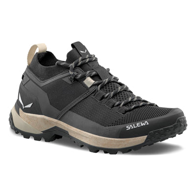 Salewa Women's Puez Knit Powertex Waterproof Trail Shoe for Hiking & Trekking - Black/Black - 6.5