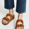 Birkenstock Unisex Heels Open Toe Sandals, Brown Mink Mink, 8.5 US Men