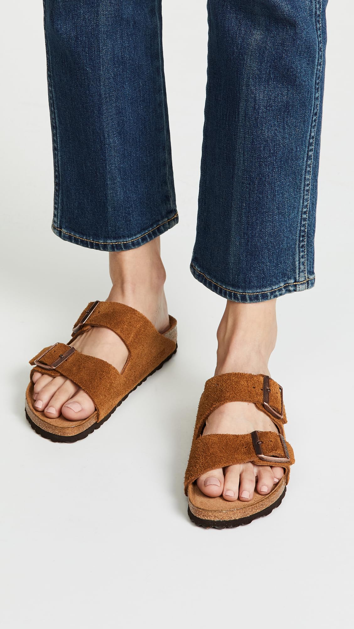 Birkenstock Unisex Heels Open Toe Sandals, Brown Mink Mink, 8.5 US Men