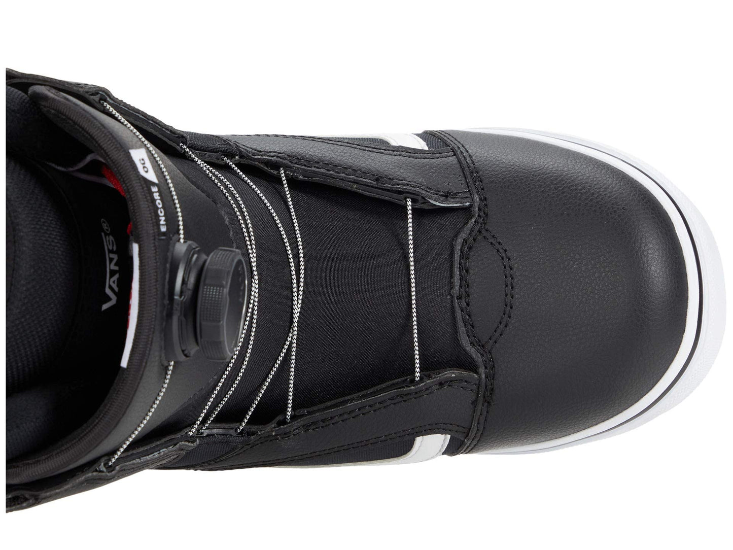 Vans Womens Encore OG Snowboard Boots (Black/White, 8.5)