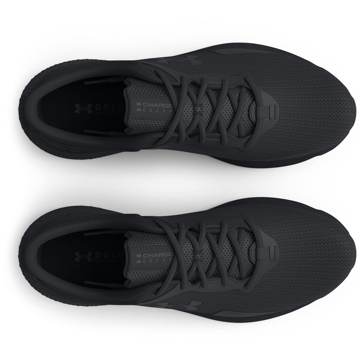 Under Armour Men's Charged Escape 4 Running Shoe, (001) Black/Black/Black, 8