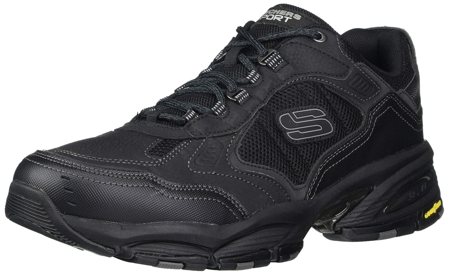 Skechers mens Skechers Men's Vigor 3.0 With Goodyear Rubber Outsole Oxford, Black, 10.5 US