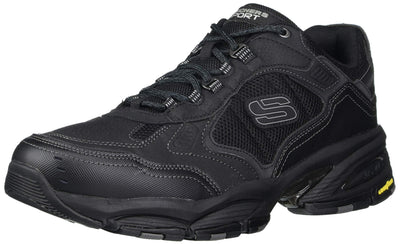 Skechers mens Skechers Men's Vigor 3.0 With Goodyear Rubber Outsole Oxford, Black, 10.5 US