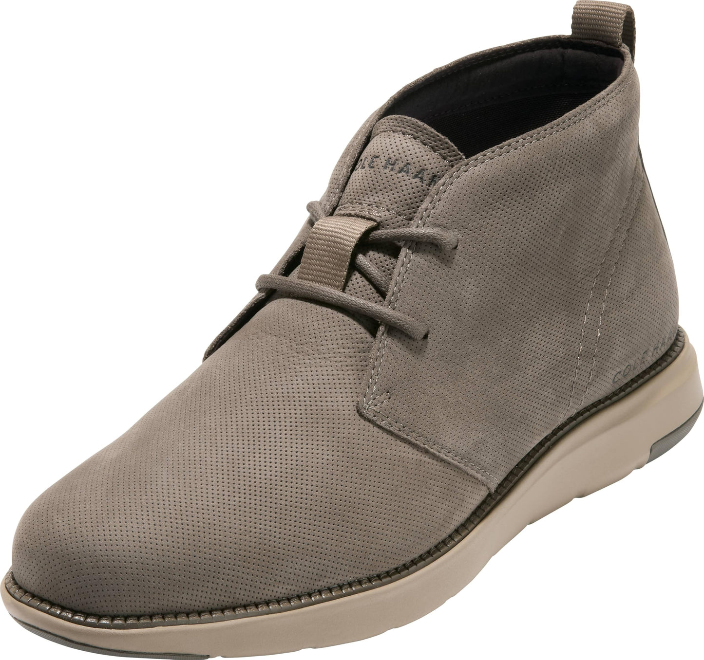 Cole Haan MENS GRAND ATLANTIC CHUKKA WR, MOREL NUBUCK MICRO PERF, 12 M US