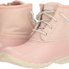 Sperry Women's Saltwater Wool Embossed Rain Boot, Rose Dust, 6.5 M US