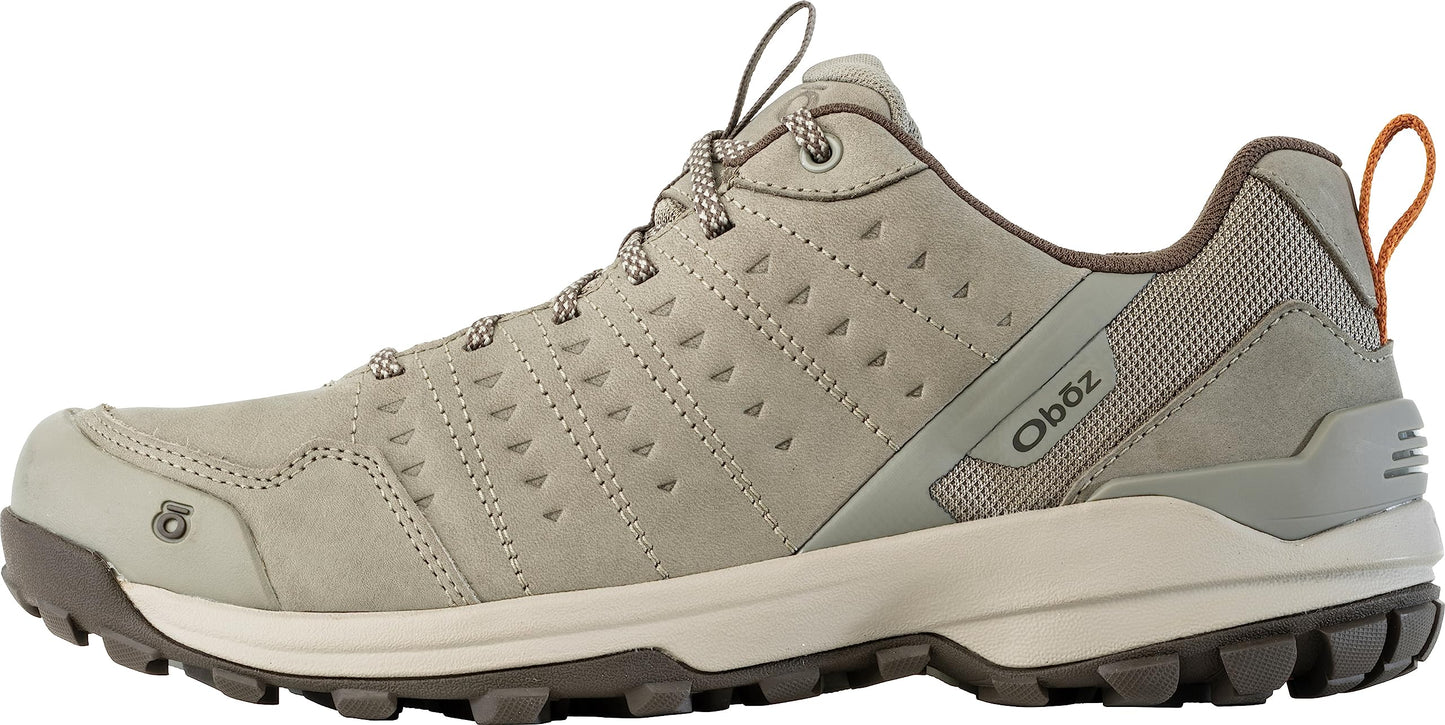 Oboz Men's Sypes Low Leather B-DRY Hiking Shoe, Sandbox, 11.5