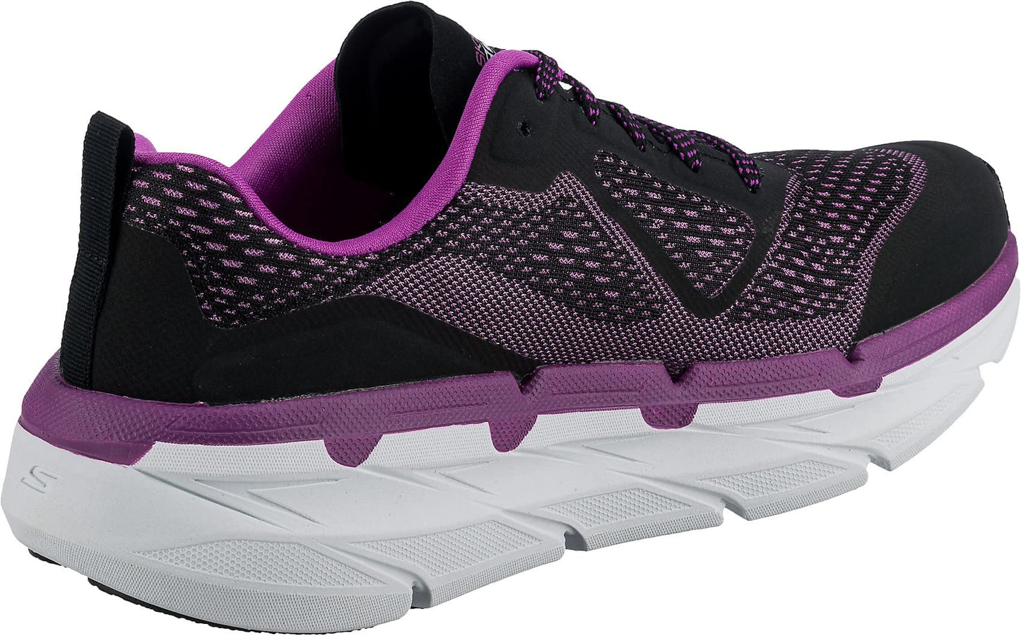 Skechers Women's MAX Cushion - 17690 Shoe, Black/Purple, 10 M US