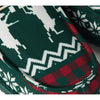 Hey Dude Wally Holiday Cheers - Loafers for Men - Textile Upper - Elastic Laces - Synthetic Outsole Green/Multi 12 M
