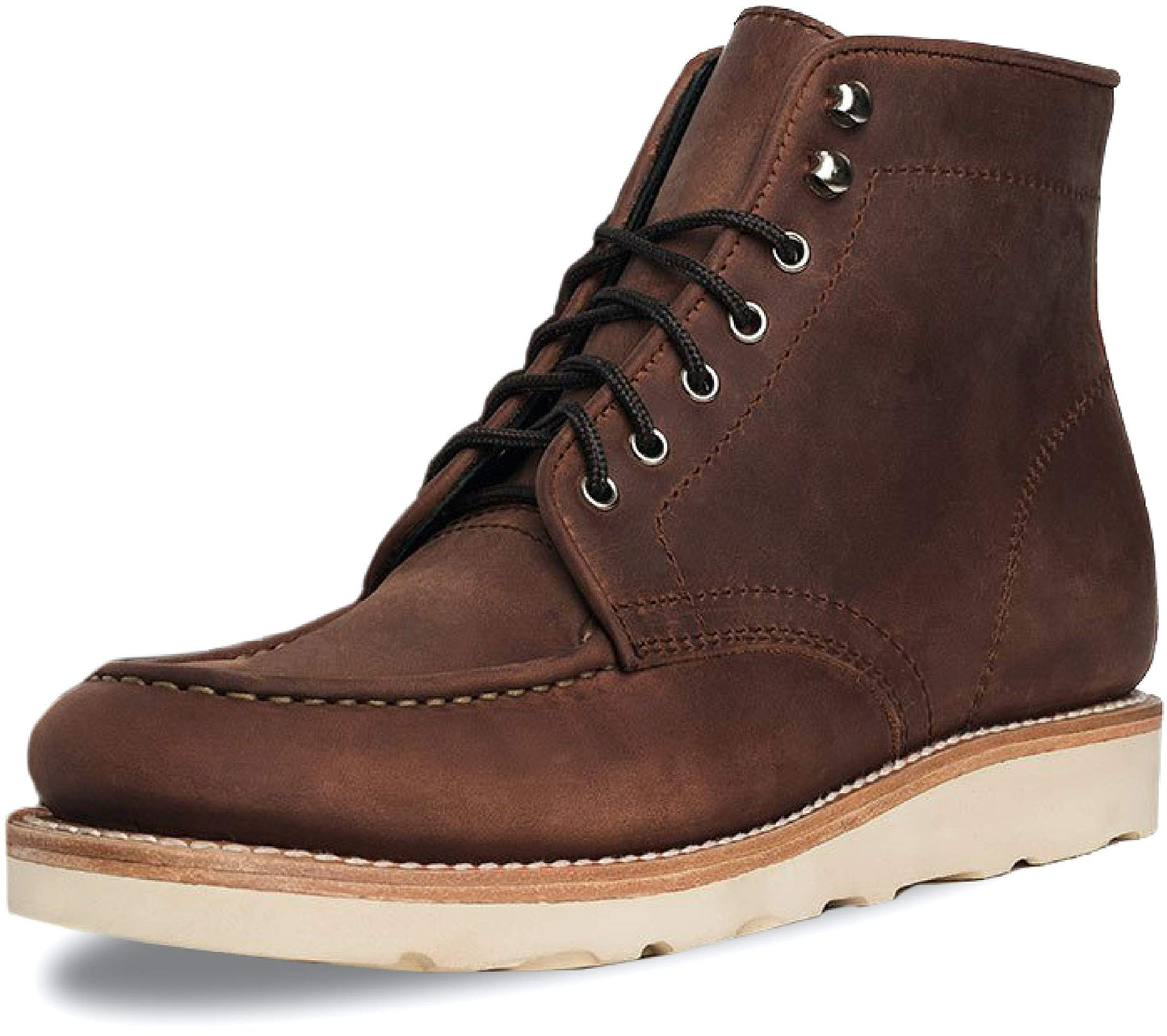 Thursday Boot Company Men's Diplomat Moc Toe Leather Boot, Arizona Adobe, 14