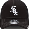 New Era MLB Neo Team Color 39Thirty Stretch Flex Fit Hat Cap (as1, Alpha, m, l, Chicago White Sox Black)