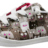 Skechers BOBS Women's Beach Bingo-Kitty Pack Sneaker, Taupe/Multi, 6 M US