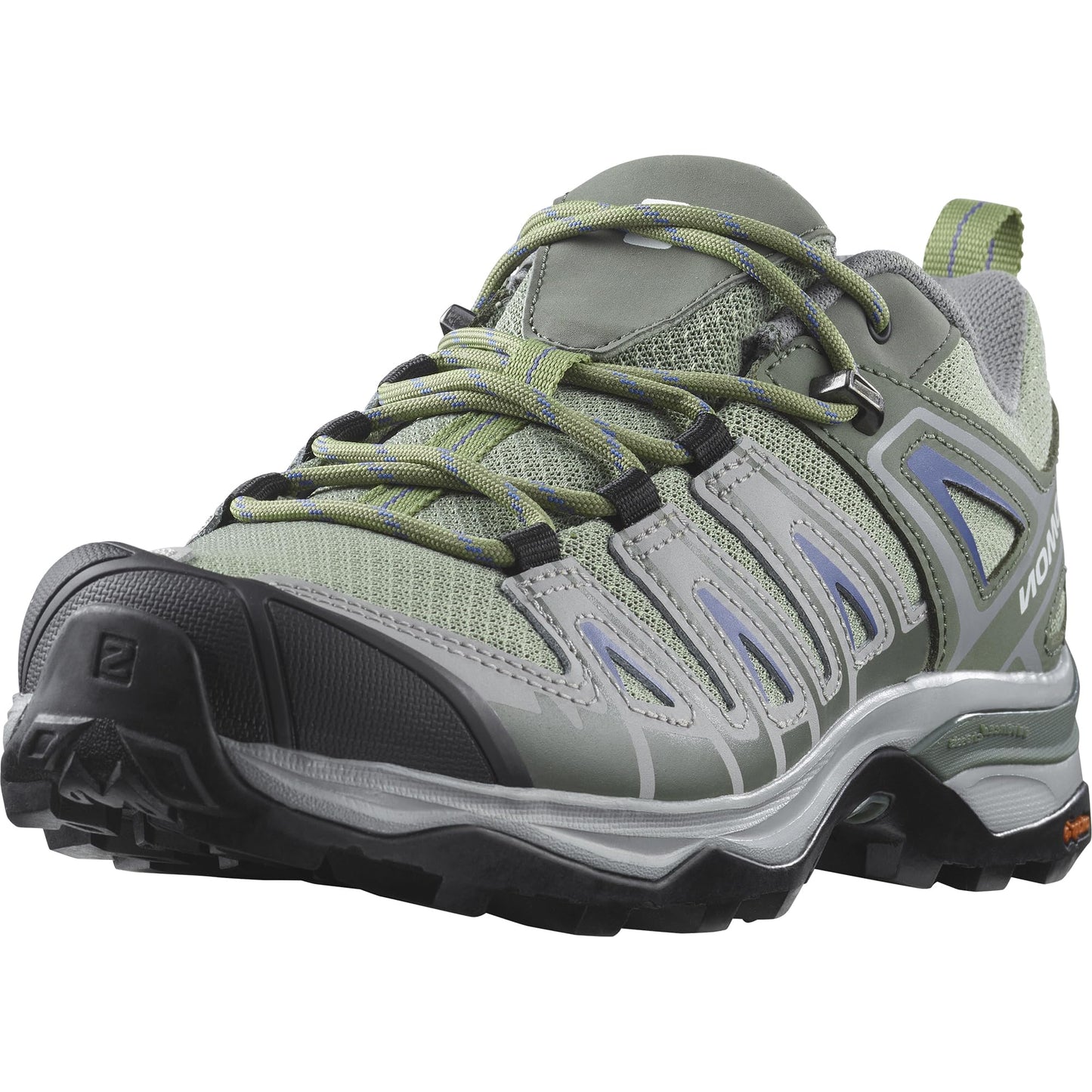 Salomon Women’s X Ultra Pioneer Aero Trail Running Shoes - Oil Green/Castor Gray/Amparo Blue - 6.5
