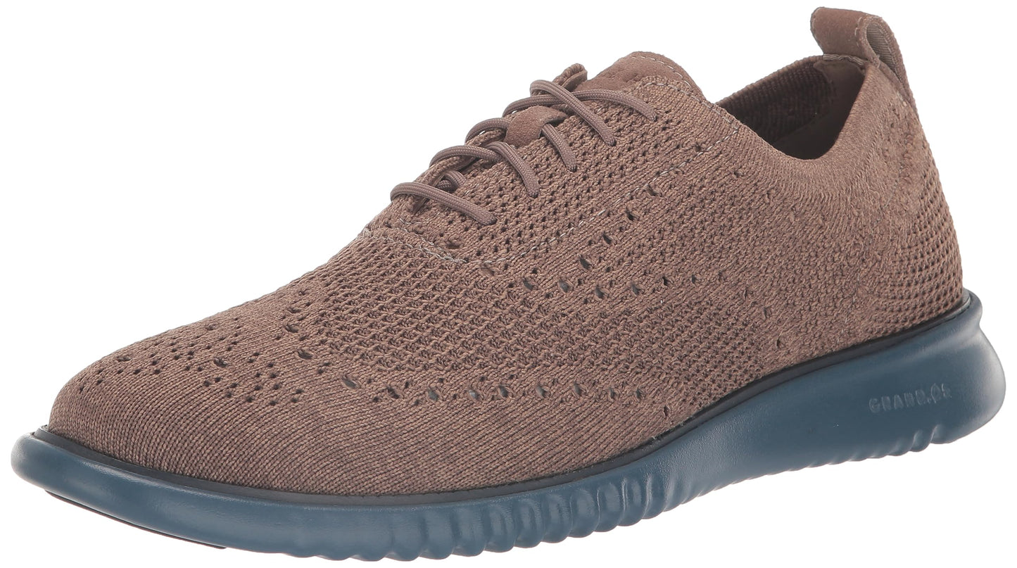 Cole Haan Mens 2.Zerogrand Stitchlite Oxford, Irish Coffee/Navy Blazer/Ensign Blue, 9 M US