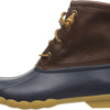 Sperry Top-Sider Women's Saltwater Thinsulate Rain Boot, Tan/Navy, 8 M US