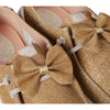 HEYDUDE Womens Wendy Sparkle Bow Rose Gold 7 Medium