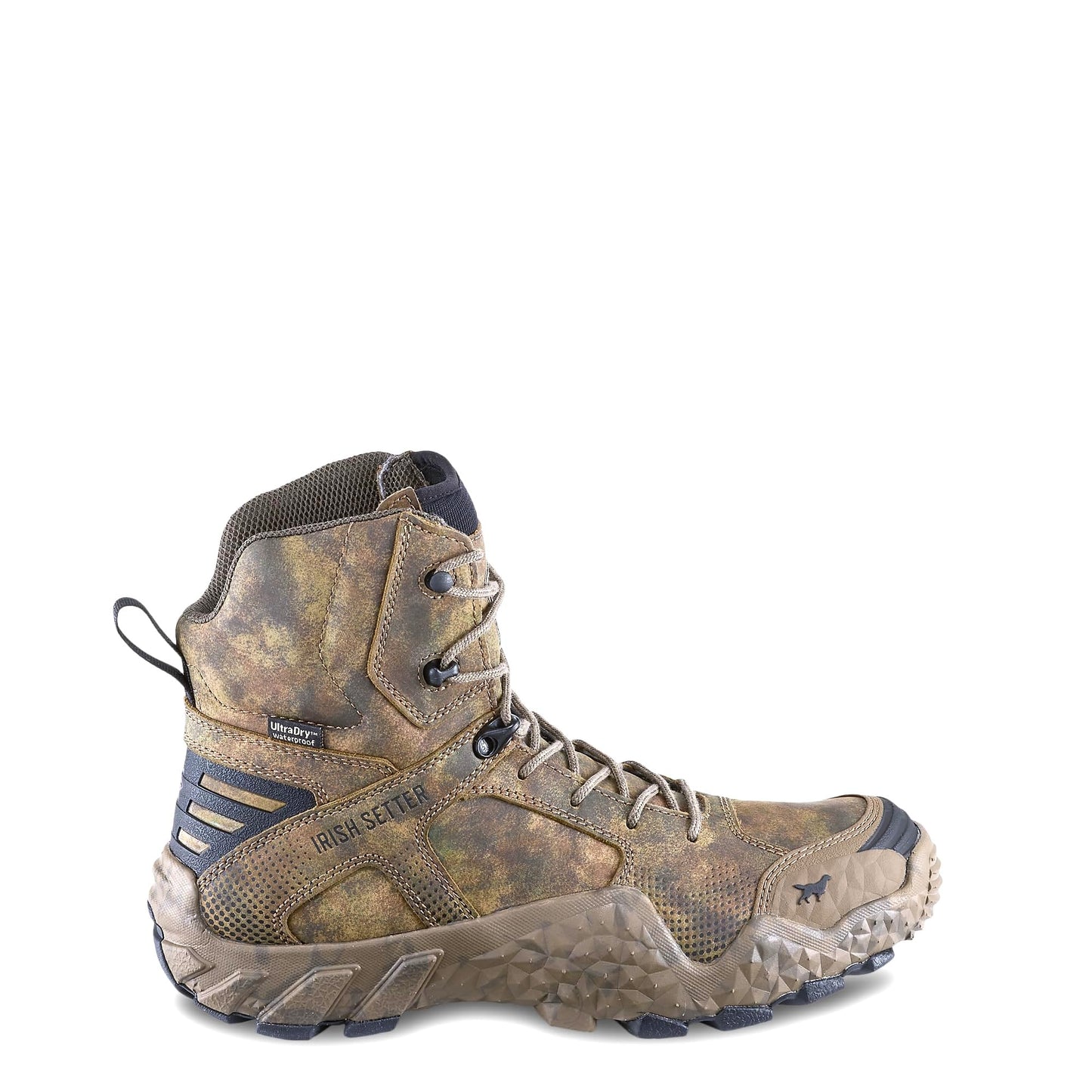 Irish Setter, VaprTrek, Men’s, 8", Waterproof, Hunting Boot, Earth Field Camo/Brown, 7.5 D (Medium)
