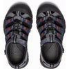 KEEN Unisex-Child Newport H2 Closed Toe Water Sandals,Steel Grey/Black,6 Big Kid