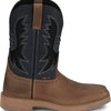 Justin Work Bolt 11" Composite Toe Men's Industrial-and-Construction-Boots, EH Rated, Oil & Slip Resistant, ASTM F2413, Cement Construction, Peanut Tan - 9.5 D