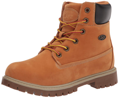 Lugz Men's Rucker Hi Classic 6-inch Fashion Boot, Golden Wheat/Bark/Cream/Gum, 10, D